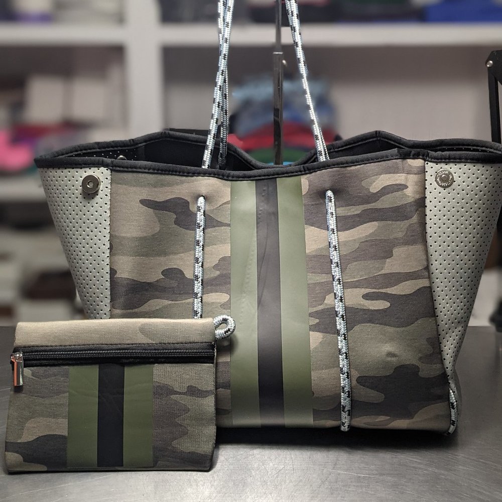 Camo Neoprene Tote